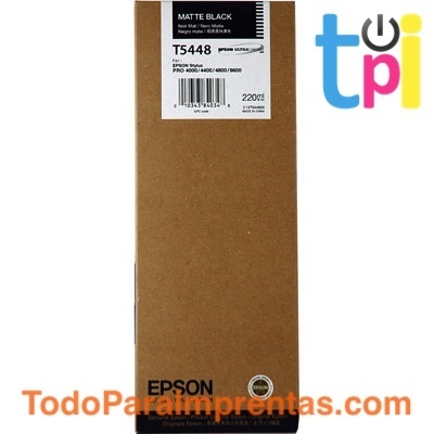 Tinta Epson SP 4000/7600/9600 Negro Mate 220 ml.