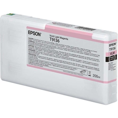 Tinta Epson T913600 Magenta claro 200 ml.